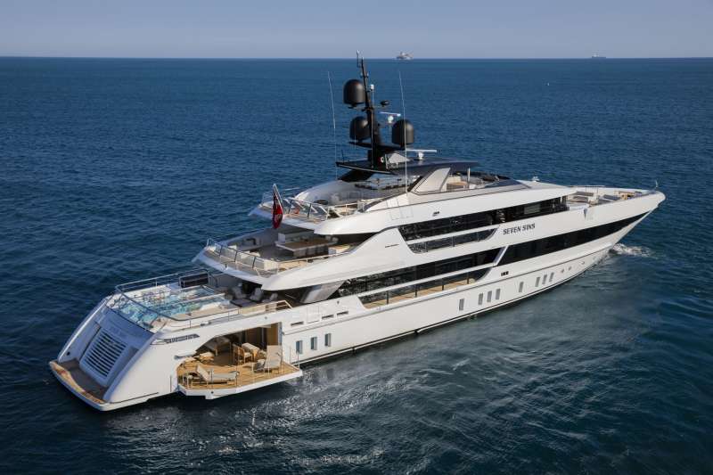 Seven Sins Megayacht for Charter